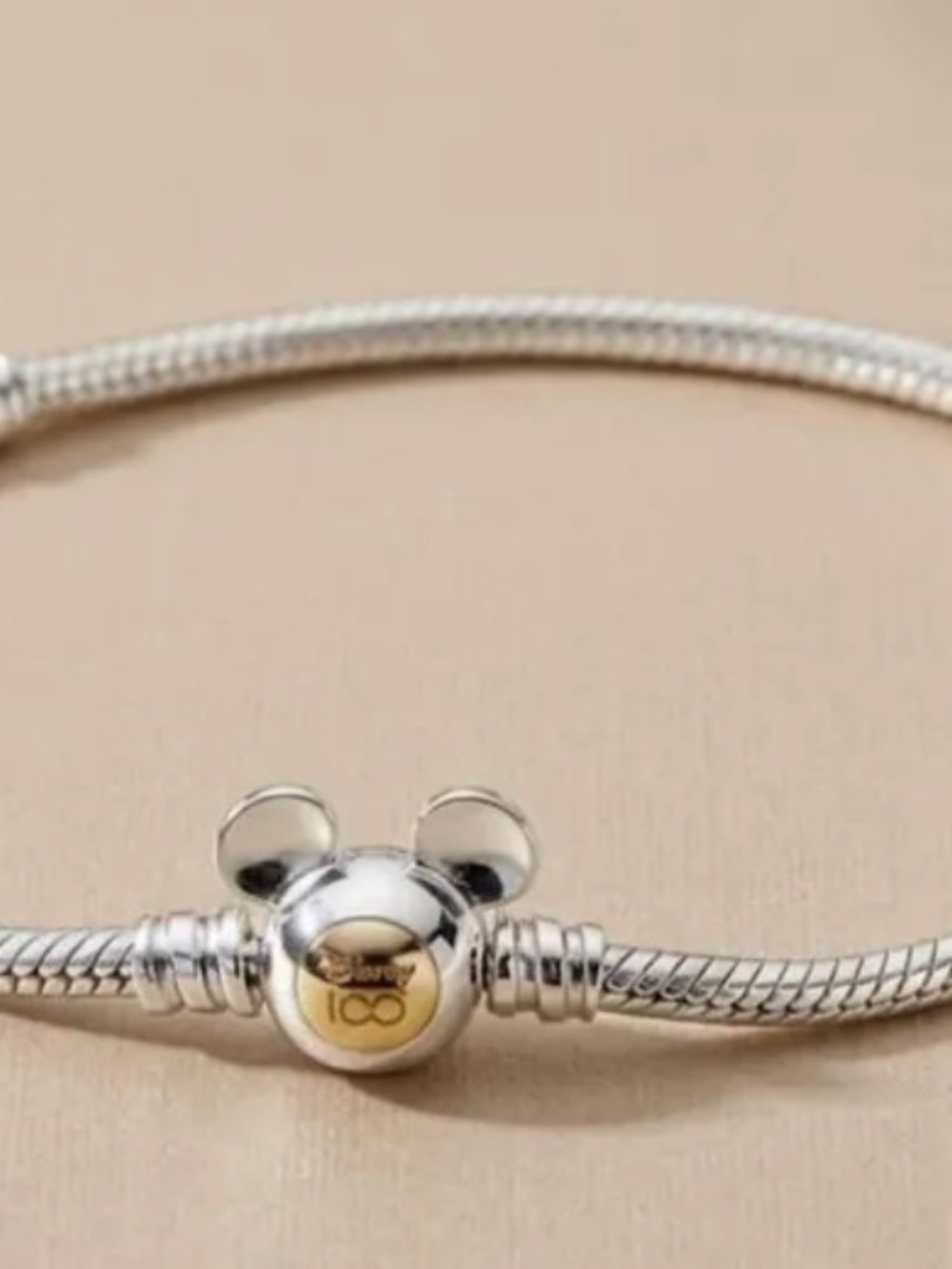 Pandora Disney Kids Silver Mickey Charm Bracelet